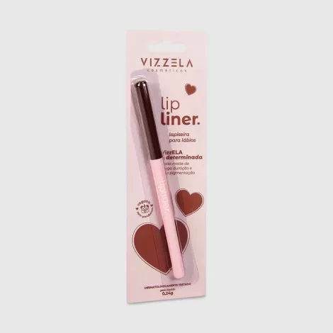 Vizzela Lapiseira Labial 08 Determinada 0,24g retrátil pigmentada