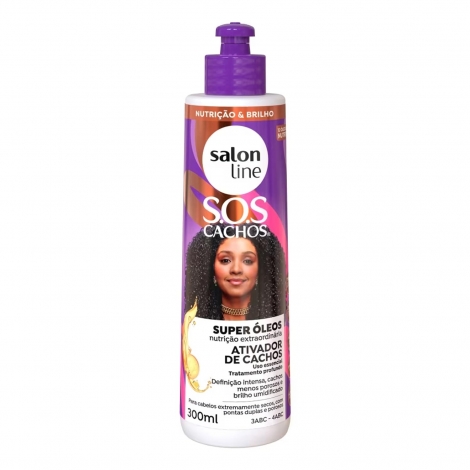 Ativador de Cachos Salon Line S.O.S Super Óleos Nutrição Definição