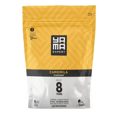 Pó Descolorante Yamá Camomila 300g brilho proteção