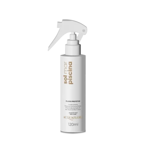 Fluido Protetor Condicionante Acquaflora Sol Mar Piscina 120ml hidratante antioxidante