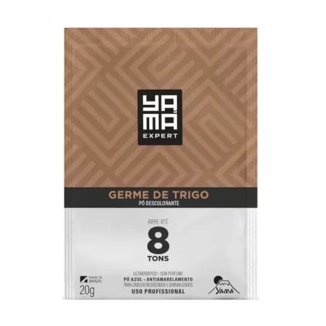 Pó Descolorante Yamá Germe de Trigo 20g hidratação proteção