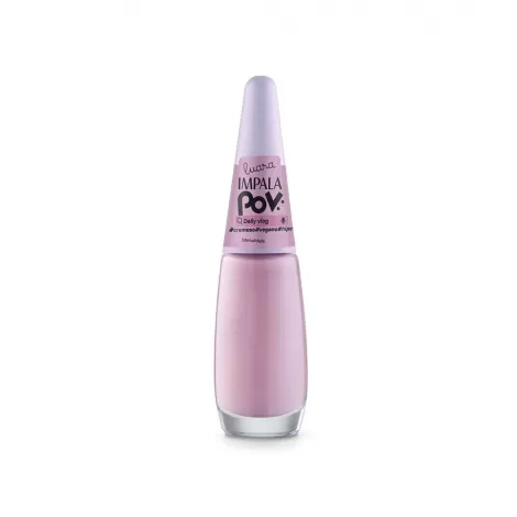 Esmalte Cremoso Impala POV Daily Vlog Rosa Claro – Vegano, Longa Duração, Hipoalergênico