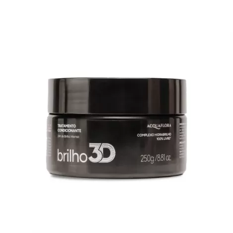 Máscara Acquaflora Brilho 3D 250g hidratante regeneradora