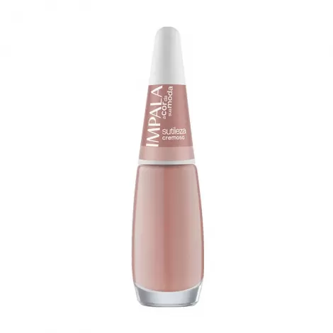 Esmalte Cremoso Impala Novas Cores Sutileza 7.5ml longa duração acabamento uniforme