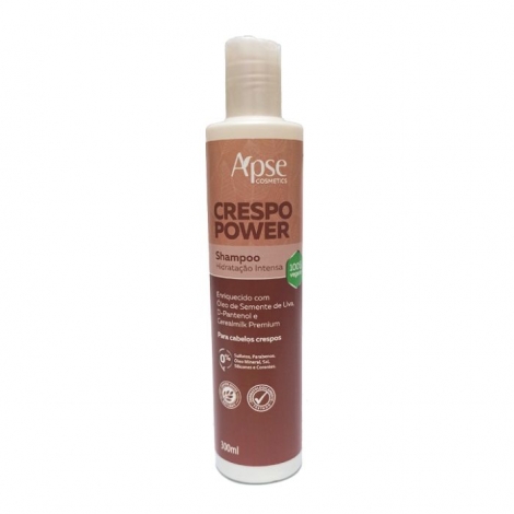 Shampoo Apice Crespo Power 300ml hidratação intensa controle porosidade