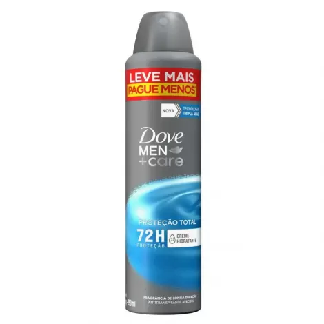 Dove Men Care Aerosol Desodorante Cuidado Total 200ml hidratante antitranspirante