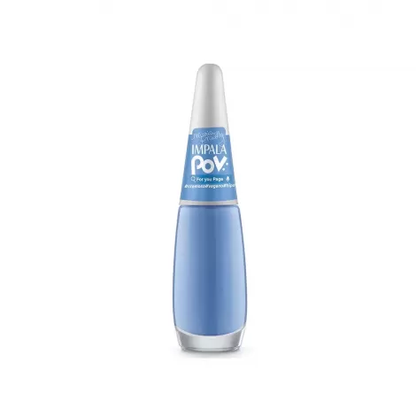 Esmalte Impala POV For You Page Cremoso 7,5ml – alta pigmentação, brilho intenso, secagem rápida