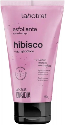 Labotrat Esfoliante Corporal Hibisco 150g renovação celular suavidade floral