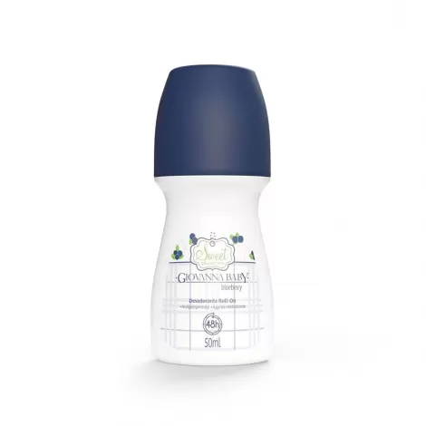 Giovanna Baby Desodorante Roll-On Blueberry 50ml proteção duradoura frescor frutado