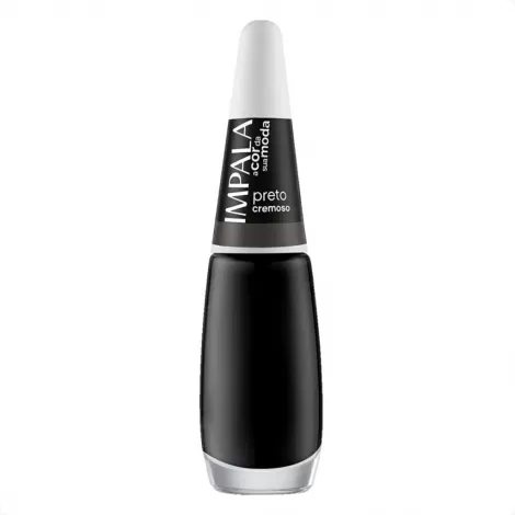 Esmalte Impala Preto 7,5ml cremoso sofisticado