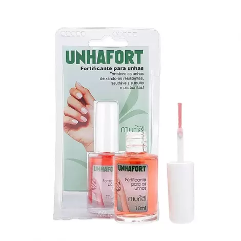 Fortalecedor Unhas Unhafort Muriel 10ml resistência crescimento