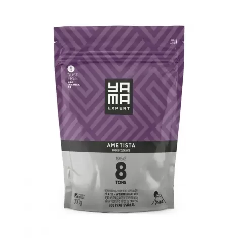 Pó Descolorante Yamá Ametista 300g ação rápida proteção