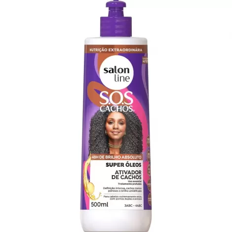 Ativador de Cachos Salon Line SOS Nutritivo 500ml definição nutrição