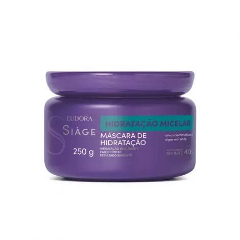 Eudora Siàge Máscara Hidratação Micelar 250g nutritiva leve