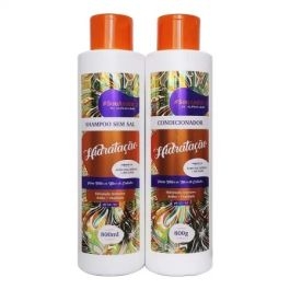 Kit Alpha Line Sou Assim Hidratação 800ml nutritivo fortalecedor