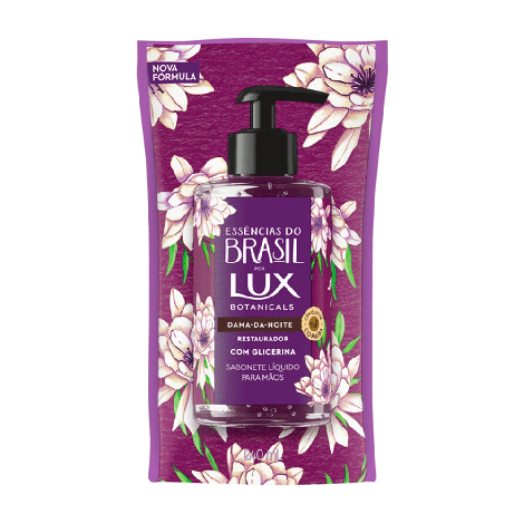 Lux Sabonete Líquido Mãos Dama da Noite Essências do Brasil 240ml hidratante nutritivo