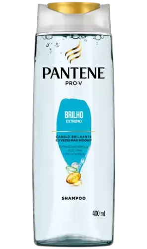Shampoo Pantene Brilho Extremo 400ml iluminador fortalecedor