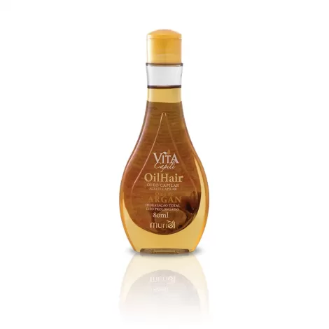 Muriel Óleo Capilar Vita Capili Argan 80mL hidratante brilho-intenso