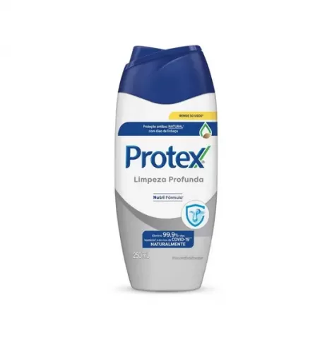 Protex Sabonete Líquido Limpeza Profunda 250ml antibacteriano hidratante