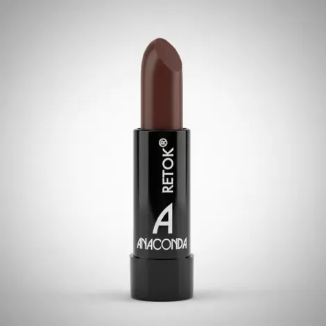 Retok Stick Anaconda Castanho Escuro 4g cobertura uniforme praticidade portátil