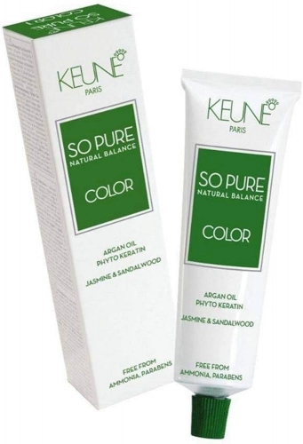 Keune So Pure Color Creme 7.0 Louro Médio 60ml hidratante antioxidante