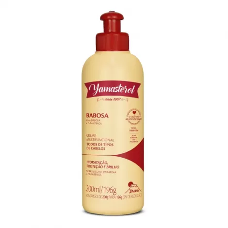 Creme Yamasterol Babosa D-Pantenol 200g hidratação nutrição