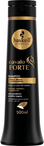 Shampoo Cavalo Forte Haskell 500ml fortalecedor hidratante