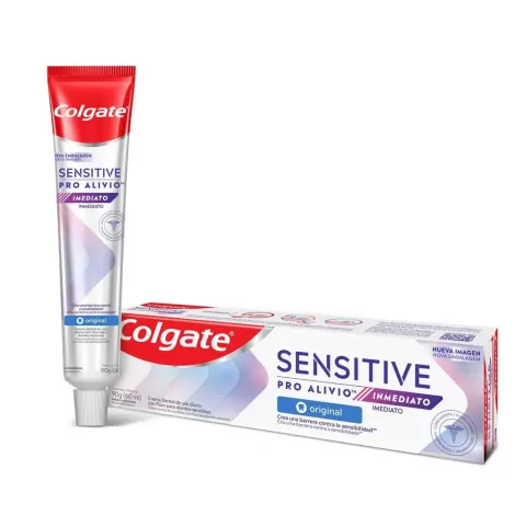 Colgate Sensitive Pró Alívio Imediato Original 90g creme dental sensibilidade protetor anticáries