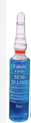 Cabelo & Brilho Ampola Capilar Semi di Lino 5ml hidratante reparadora