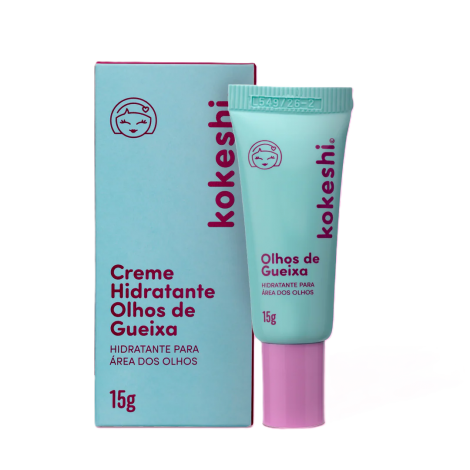 Kokeshi Hidratante Renovador Olhos de Gueixa 15g hidratação reparação