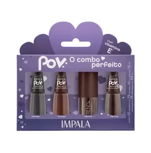 Kit Impala POV Coat Marcella – Vegano, Hipoalergênico, Brilho Intenso