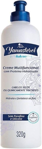 Creme Yamasterol Branco 320g hidratação fortalecimento