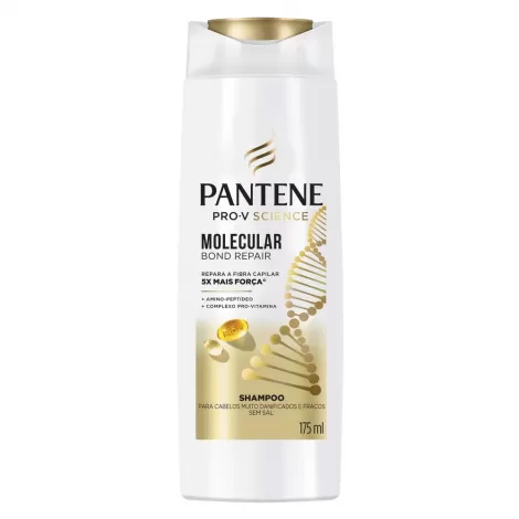 Pantene Shampoo Molecular Blond Repair 175ml hidratante reparador