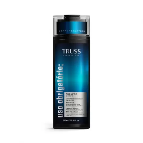Shampoo Truss Uso Obrigatório 300ml restaurador antifrizz