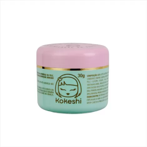 Kokeshi Creme Facial Pele Porcelana 30g hidratação uniformização