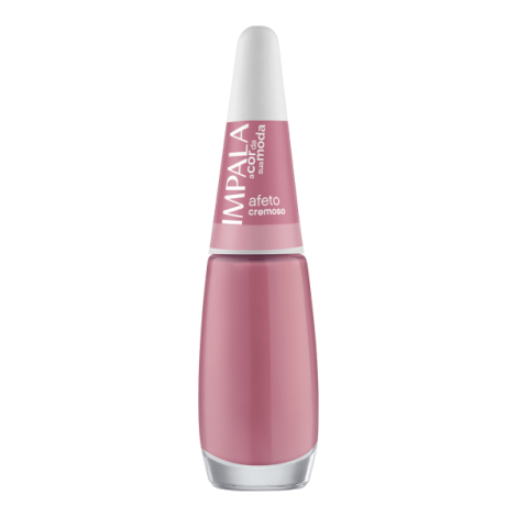Esmalte Impala Cremoso Afeto 7,5ml alta cobertura brilho intenso