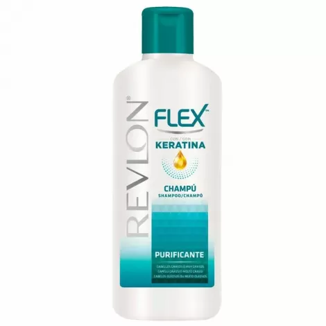 Revlon Flex Purificante Shampoo 650ml cuidado keratina