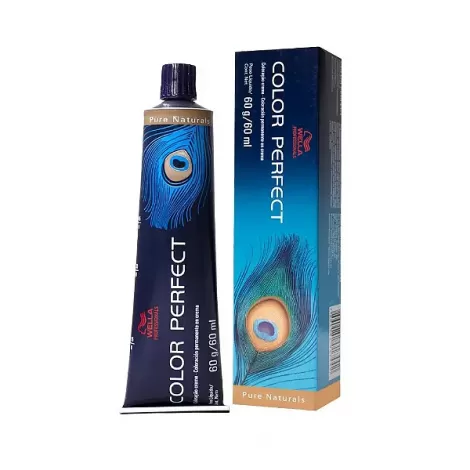 Wella Professionals Color Perfect 2/0 Preto Coloração 60g Cobertura Brilho