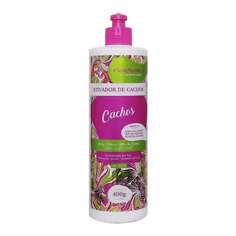 Ativador de Cachos Alpha Line Sou Assim 400g hidratante definidor