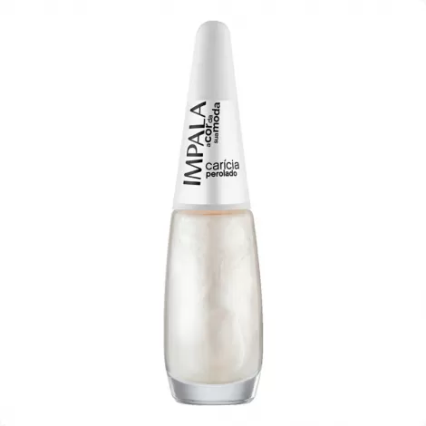 Esmalte Impala Perolado Carícia 7.5ml longa duração brilho suave