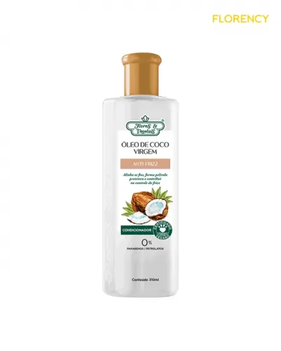 Flores & Vegetais Condicionador Antifrizz 300ml hidratante protetor