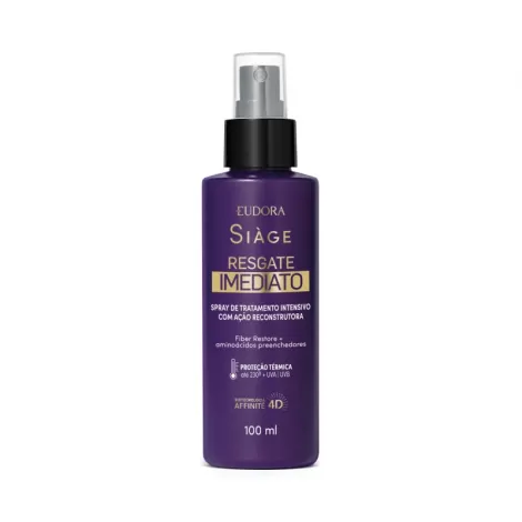 Eudora Siàge Resgate Imediato Spray de Tratamento 100ml reconstrutor antifrizz