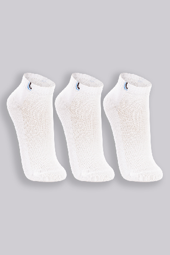 Kit 3 Meias Lupo Cano Curto Masculina Tamanho P branco conforto durabilidade