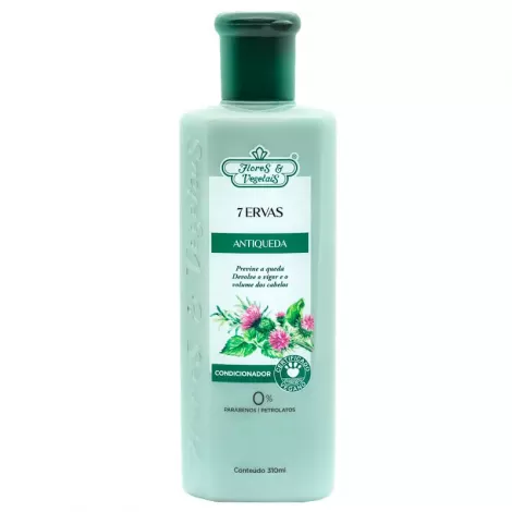 Flores & Vegetais Condicionador Sete Ervas 300ml fortalecedor revitalizante