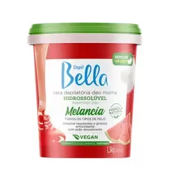 Depil Bella Cera Depilatória Morna Hidrossolúvel Melancia 600g hidratante refrescante