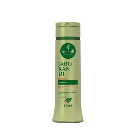 Shampoo Haskell Jaborandi 300ml antioleosidade fortalecedor