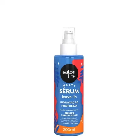Óleo Serum Salon Line Multy Hidratação Profunda 200ml nutrição brilho