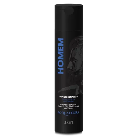 Condicionador Acquaflora Homem Todos Os Tipos De Cabelo– Hidratação, Brilho Natural, Uso Diário