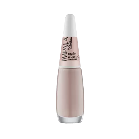 Esmalte Impala Nude Clássico Cremoso 7.5ml elegante sofisticado