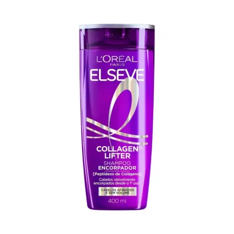 Elseve Shampoo Collagen Lifter 400ml fortalecedor redensificador